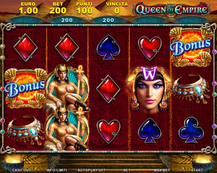 Slot machine queen of empire