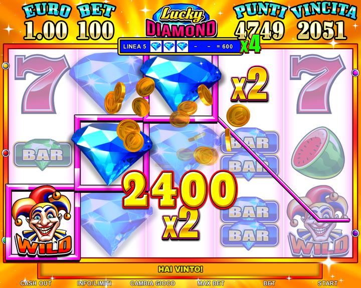 005.Lucky Diamond - multiplier feature