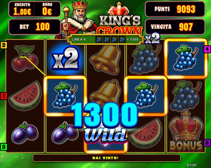 005.King's Crown - multiplier feature