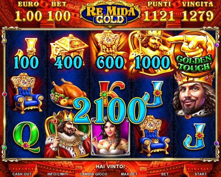 006.Re Mida Gold - golden touch feature