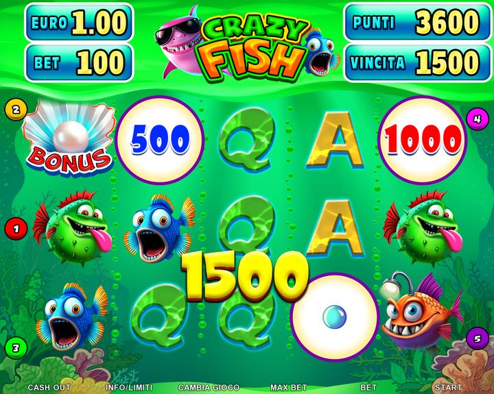 007.Crazy Fish - scatter feature