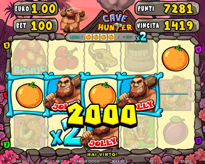 008.Cave Hunter - multiplier feature