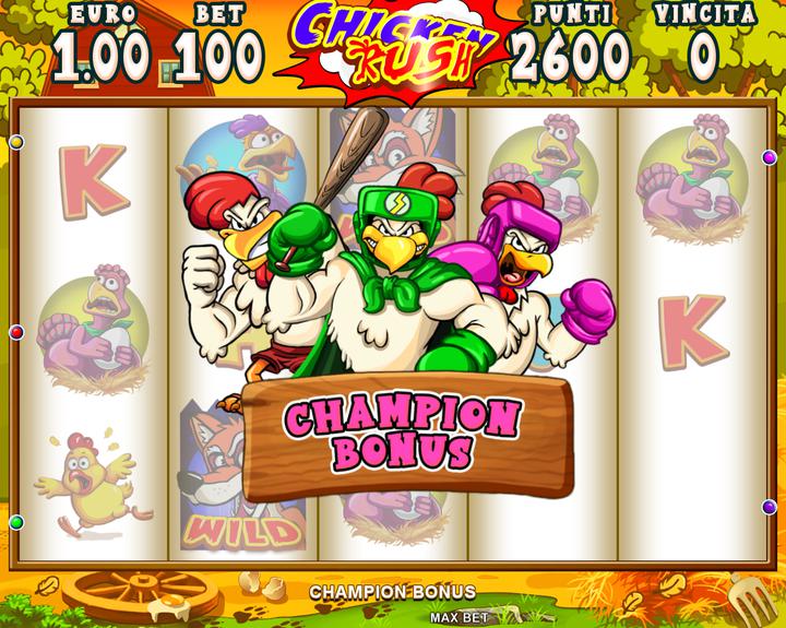 008.Chicken Rush - egg feature.champion bonus