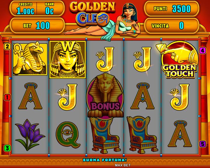 008.Golden Cleo - golden touch feature