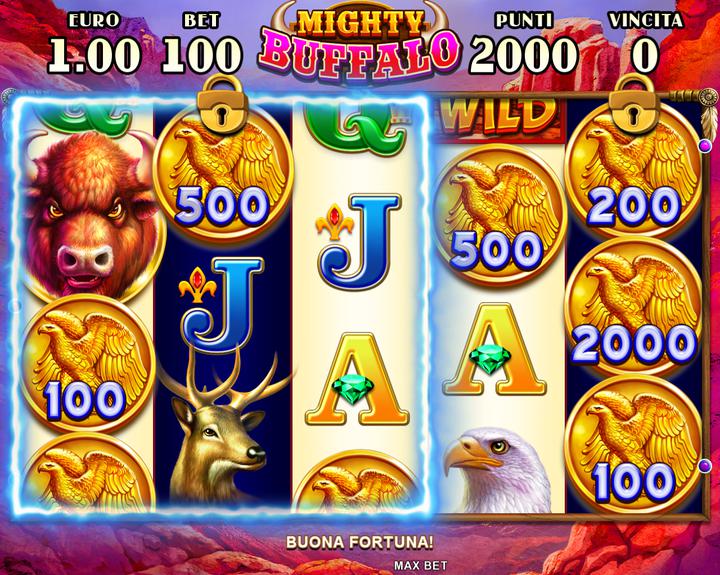 008.Mighty Buffalo - coins feature