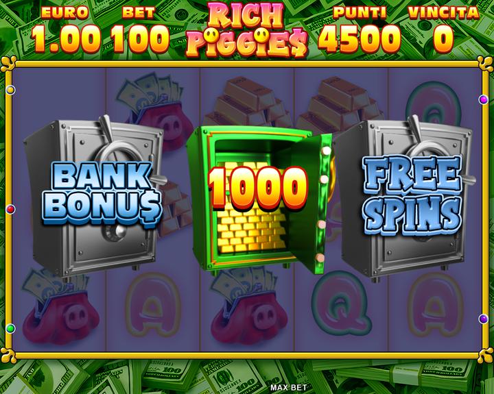 009.Rich Piggies - bonus mode