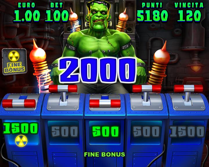 010.Frankenstein's Monster - high voltage bonus