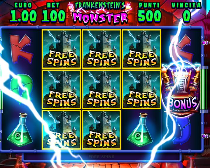 011.Frankenstein's Monster - free spins