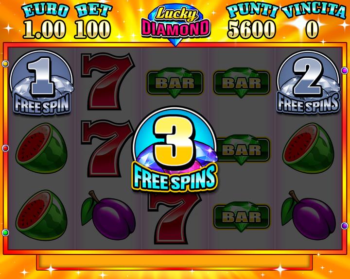 012.Lucky Diamond - free spins