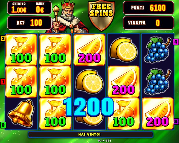 015.King's Crown - free spins