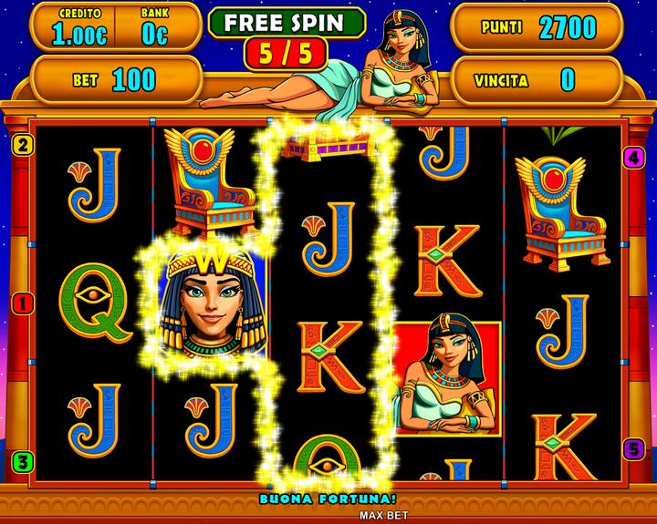017.Golden Cleo - free spins with mystery frame feature