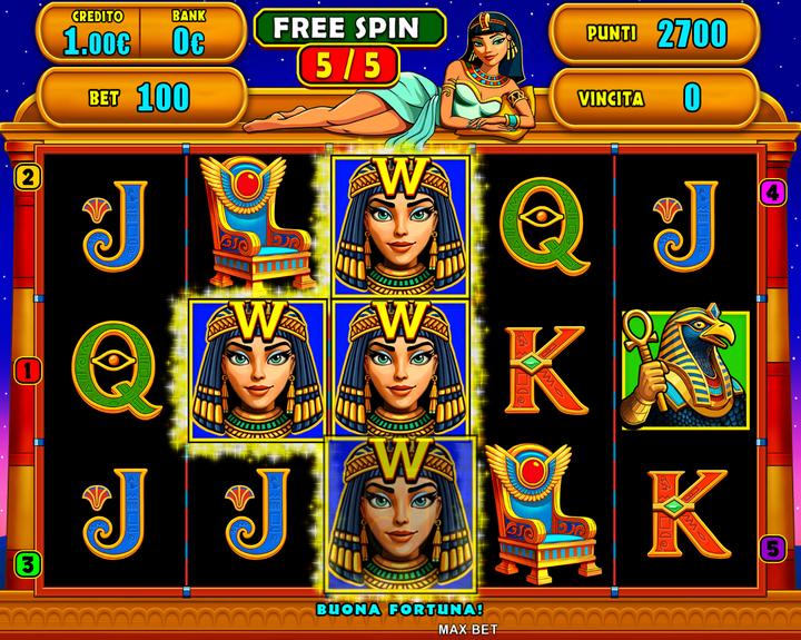 018.Golden Cleo - free spins with mystery frame feature