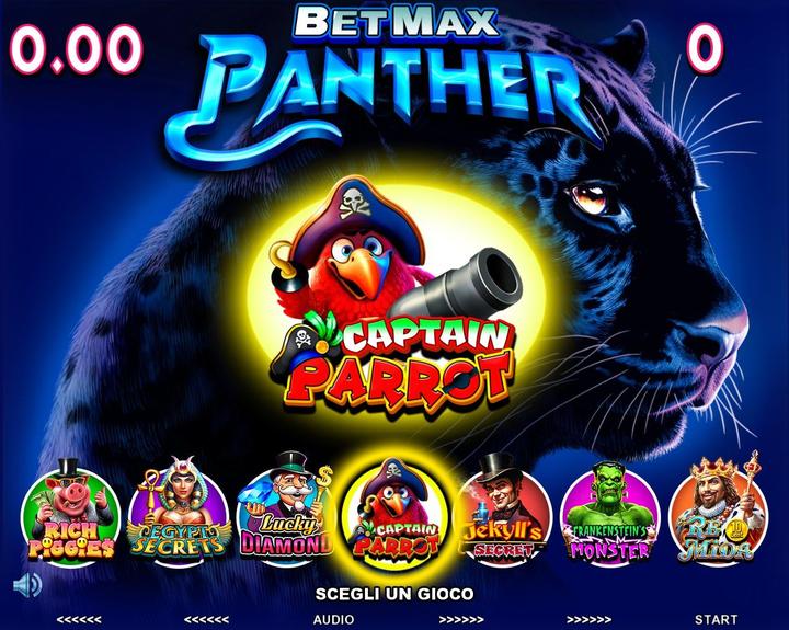 Bet Max Panther - game selection