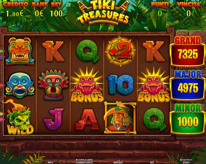 Tiki Treasure_base_game_screen