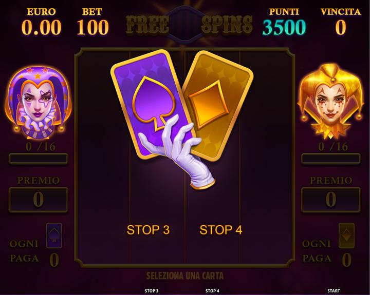 free_spins card selection